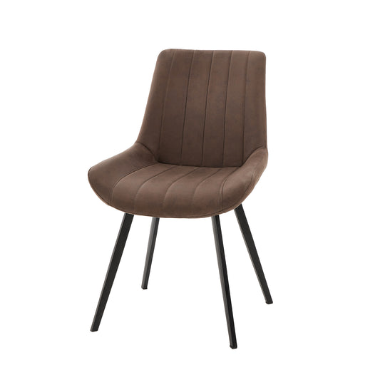 Malmo Coffee Dining Chair - Wood Velvet