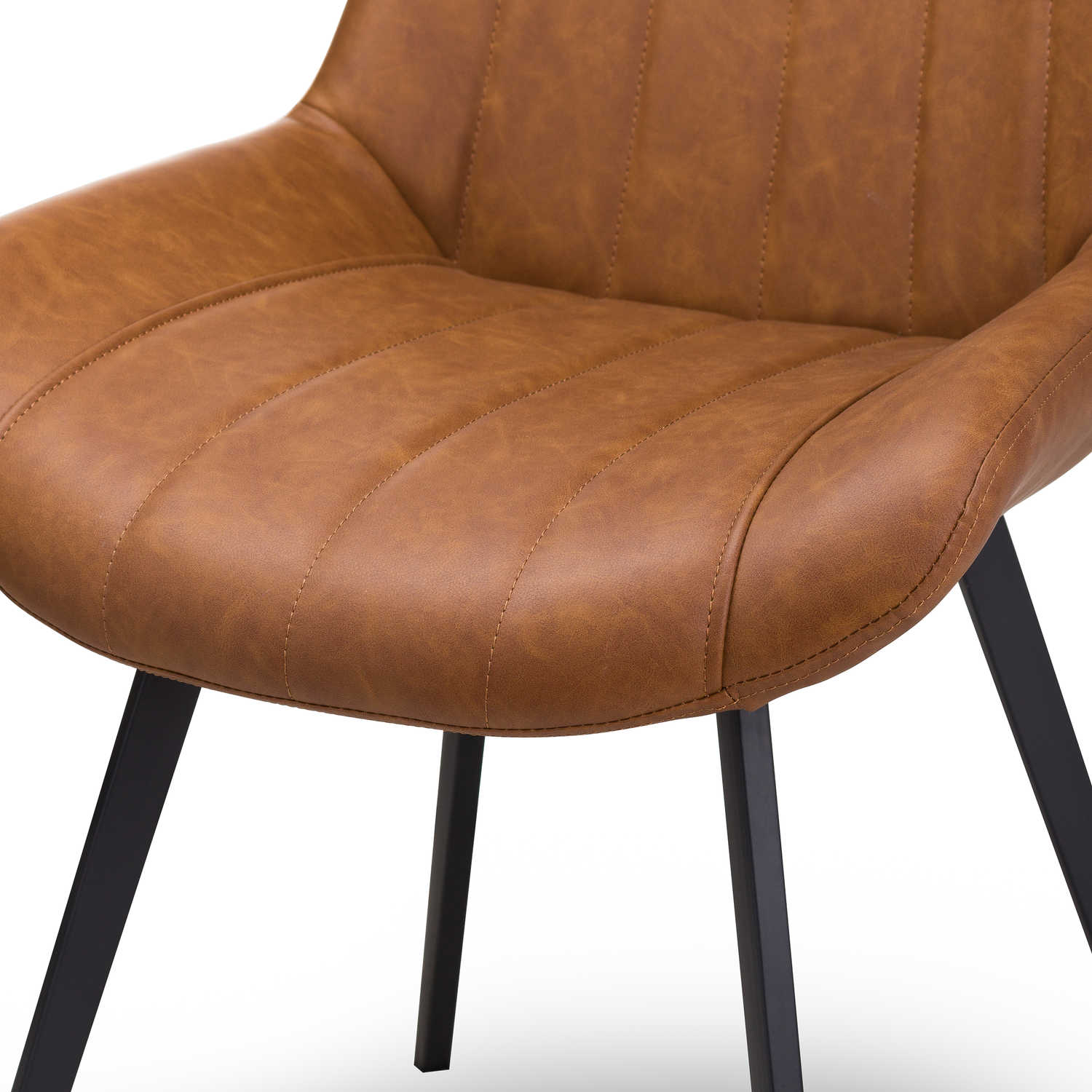 Malmo Tan Dining Chair - Wood Velvet