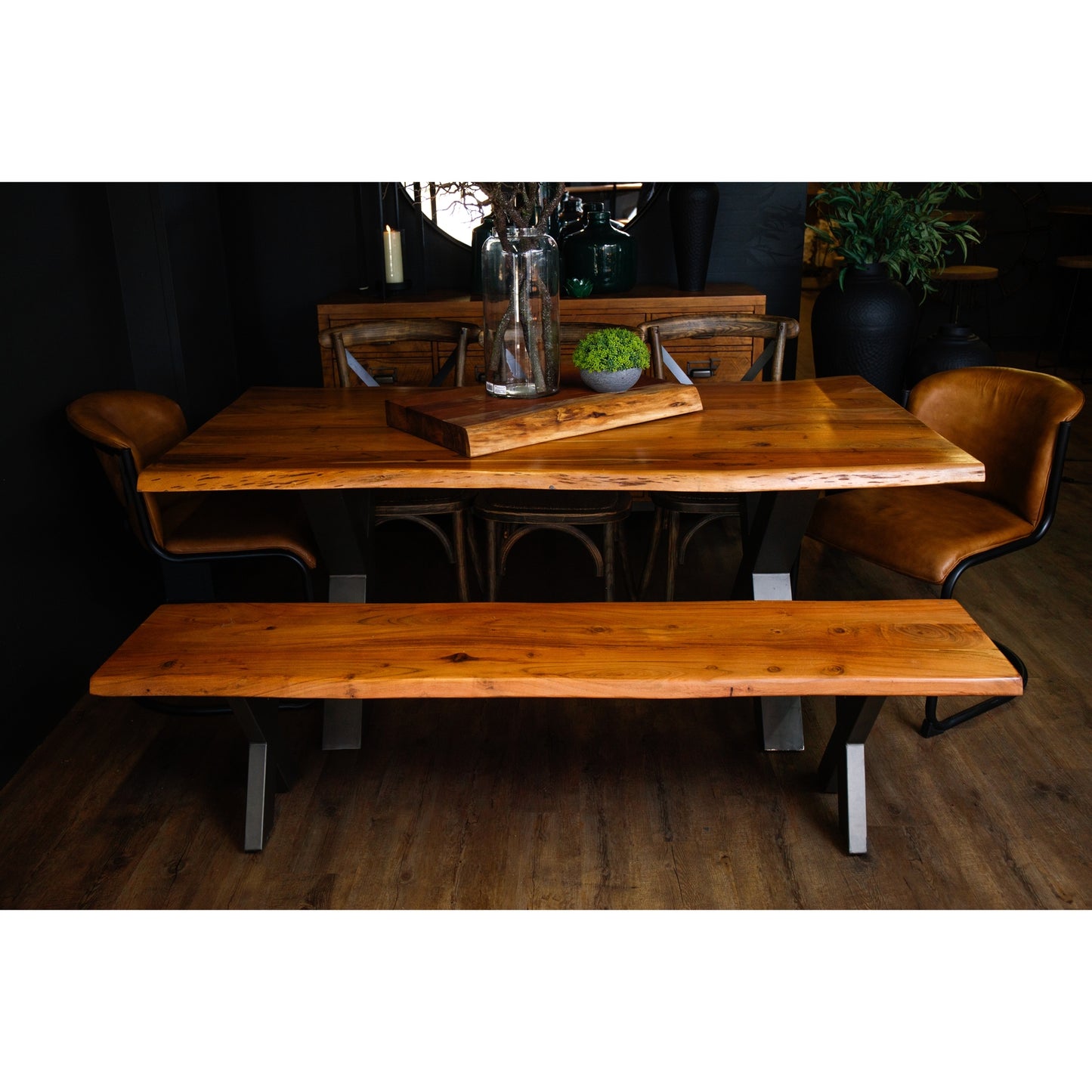 Live Edge Large Dining Table - Wood Velvet