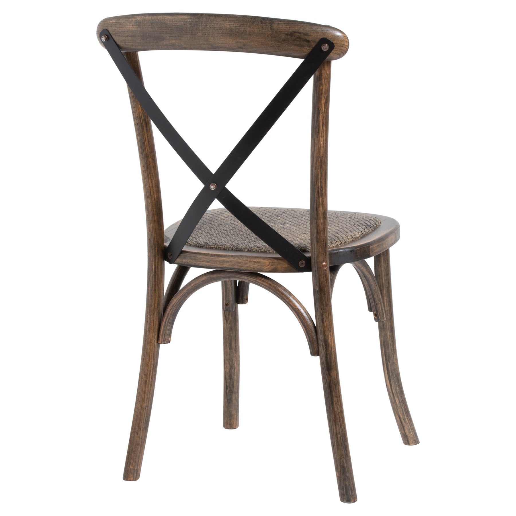 Cross Back Dining Chair - Wood Velvet