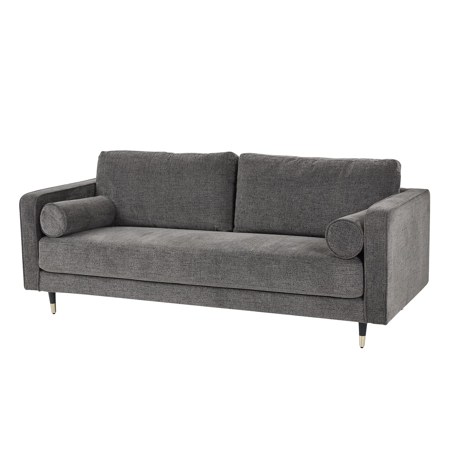 Hampton Grey Large Sofa By Hill Interiors - Wood Velvet
