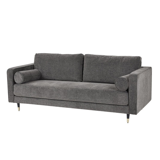 Hampton Grey Large Sofa By Hill Interiors - Wood Velvet