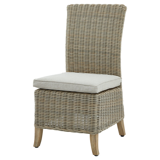 Capri Collection Outdoor Dining Chair - Wood Velvet