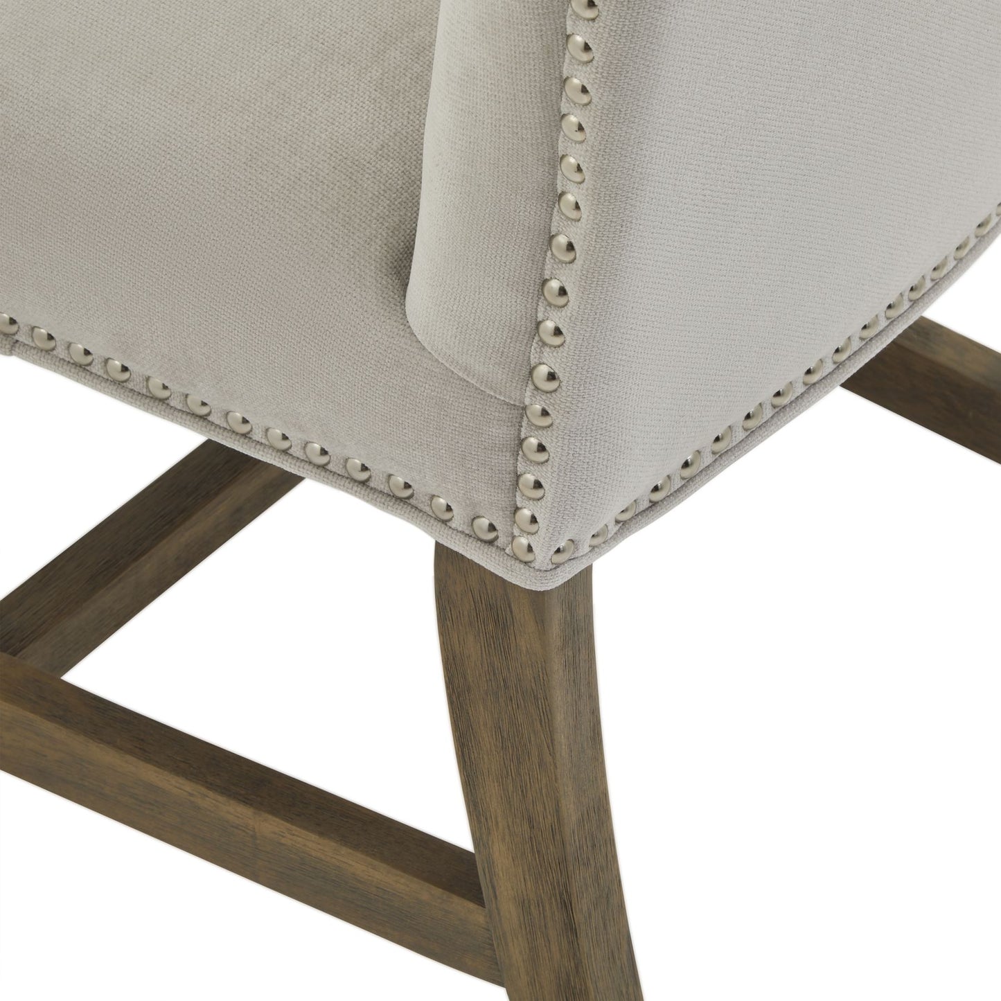 Cobham Grey Dining Chair - Wood Velvet