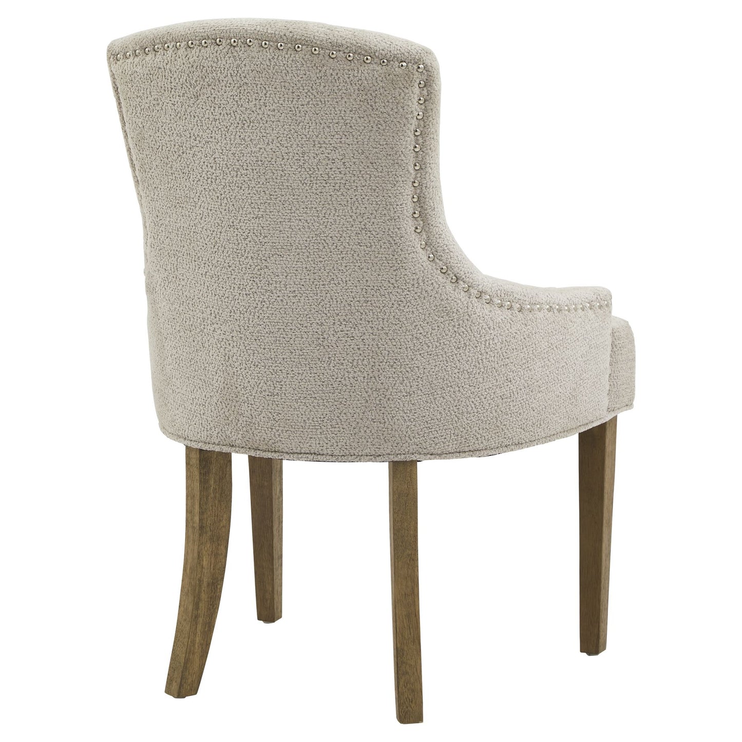 Brockham Taupe Dining Chair - Wood Velvet