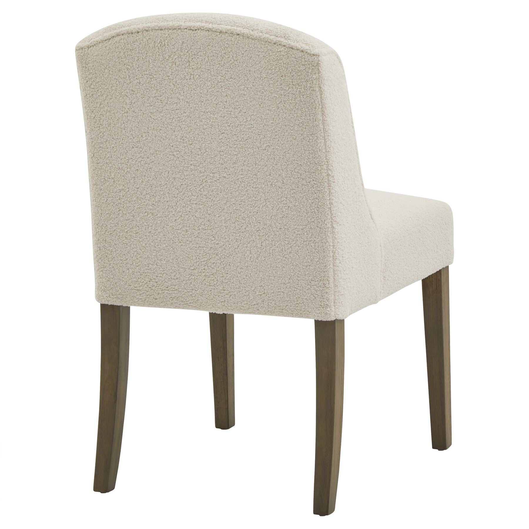 Compton Boucle Dining Chair - Wood Velvet