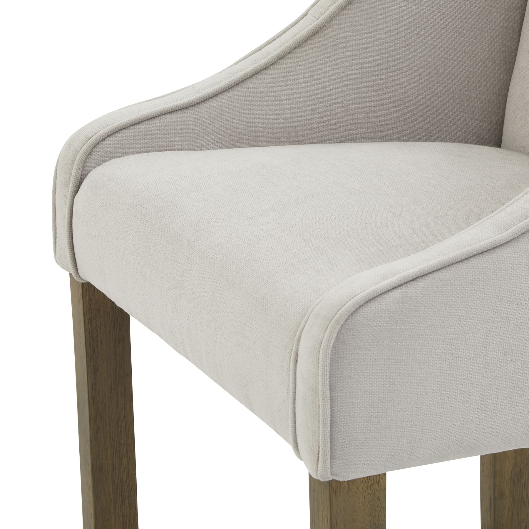 Epsom Grey Barstool - Wood Velvet
