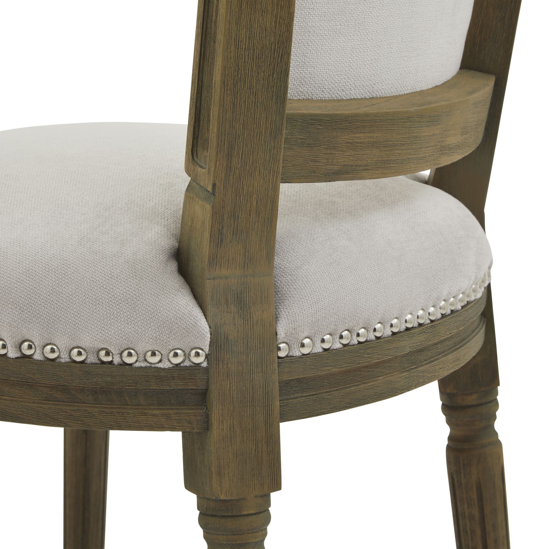 Ripley Grey Dining Chair - Wood Velvet