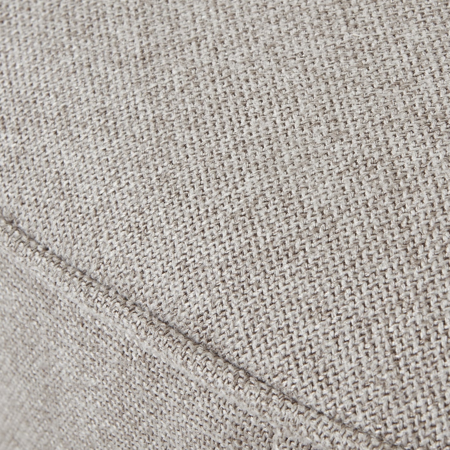 Lily Swivel Ottoman In Oatmeal Twill - Wood Velvet