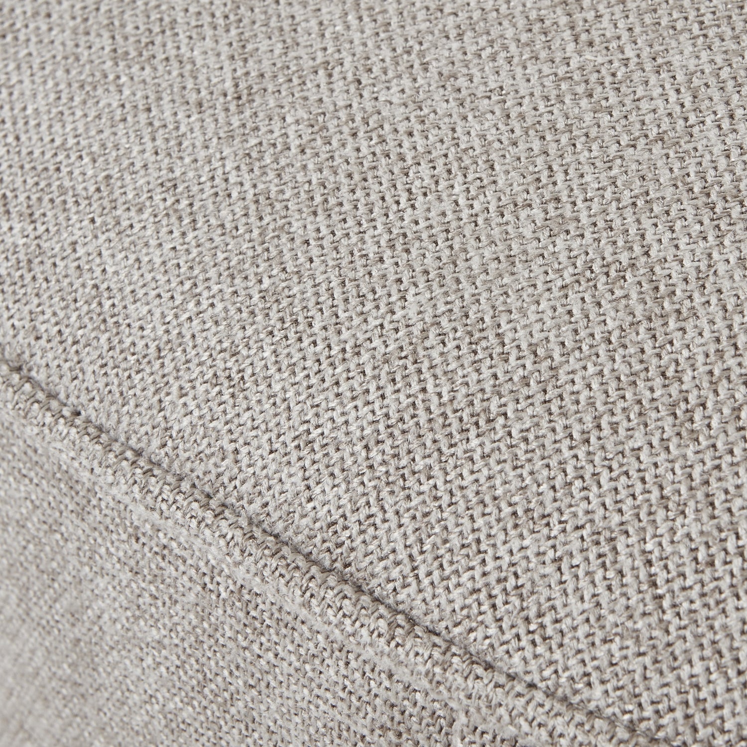 Lily Swivel Ottoman In Oatmeal Twill - Wood Velvet