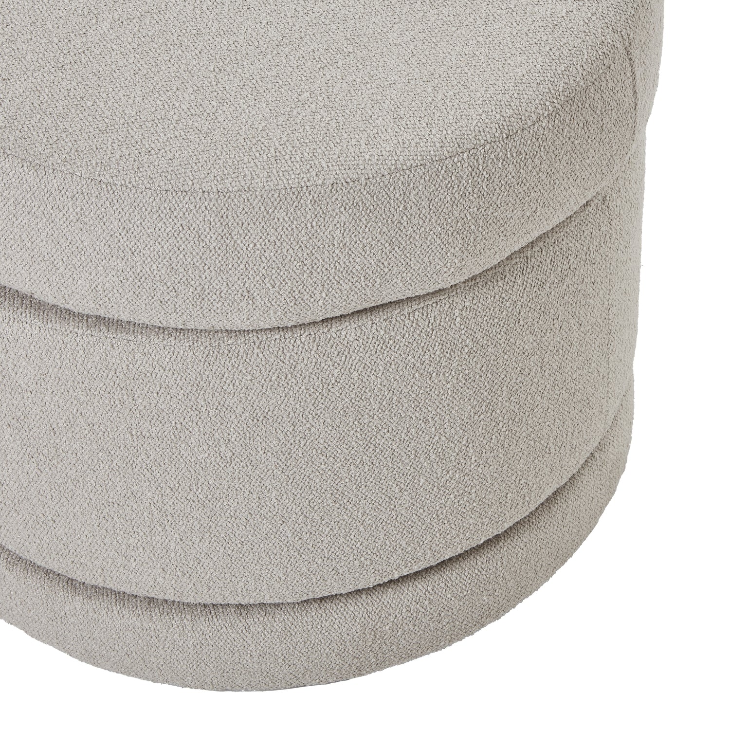 Aspen Swivel Storage Ottoman - Wood Velvet
