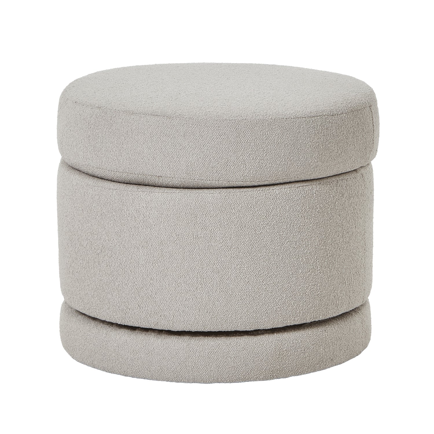 Aspen Swivel Storage Ottoman - Wood Velvet