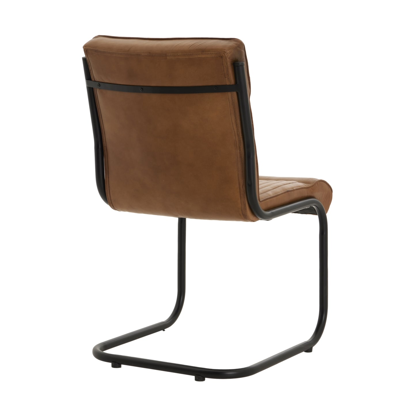 Billy Leather Dining Chair - Wood Velvet