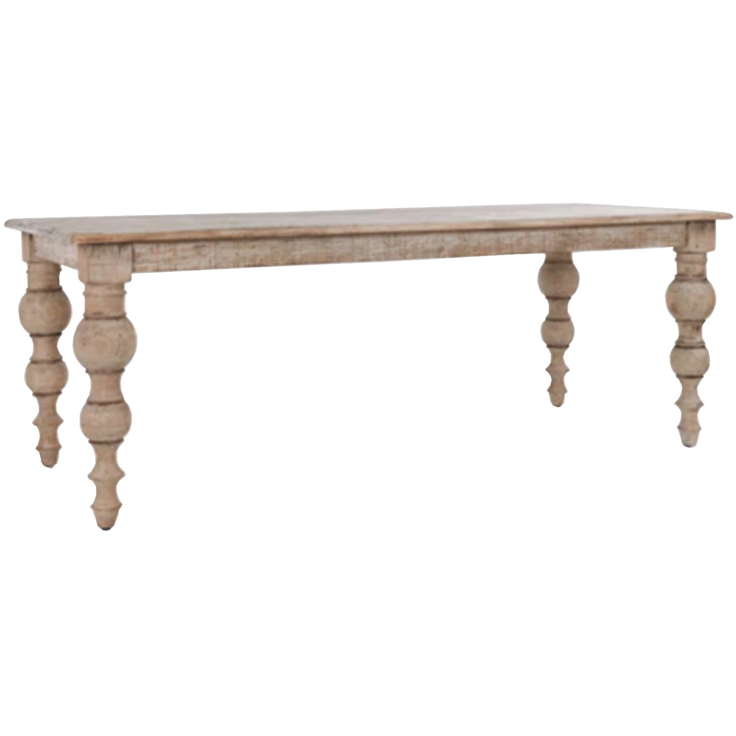 The Rutland Collection Rectangular Dining table - Wood Velvet