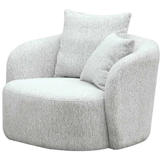 Alluring Curve Swivel Chair | Sorelle - Wood Velvet