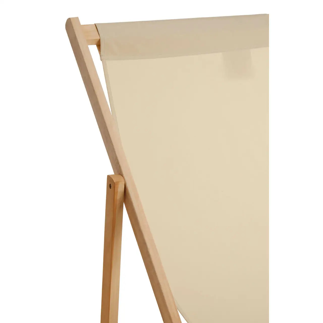 Adjustable Weather Resistant Deck Chair In Au Naturelle | Quebec - Wood Velvet