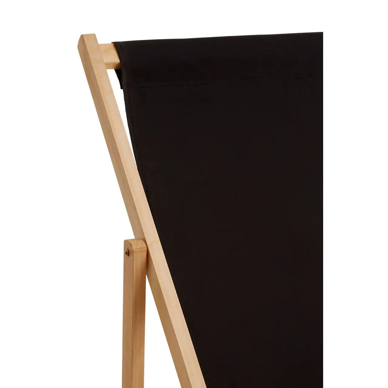 Adjustable Weather Resistant Deck Chair In Carbon Black | Quebec - Wood Velvet