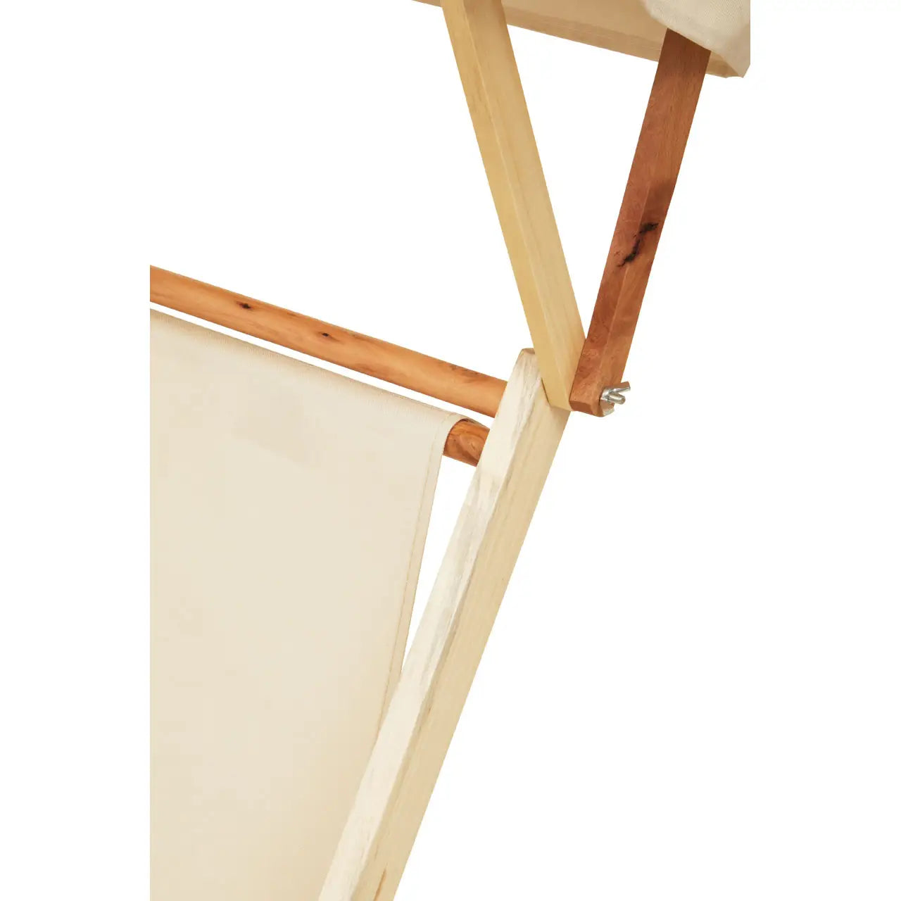 Adjustable Weather Resistant Sun Lounger In Au Naturelle | Quebec - Wood Velvet