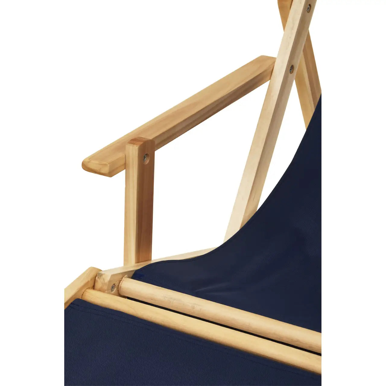 Adjustable Weather Resistant Sun Lounger In Beau Blue | Quebec - Wood Velvet