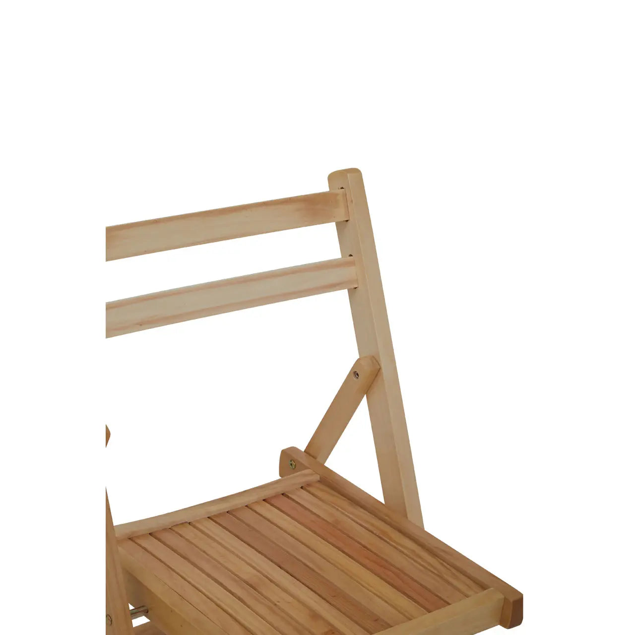 Adjustable Folding Chair In Natural Finish | Quebec - Wood Velvet