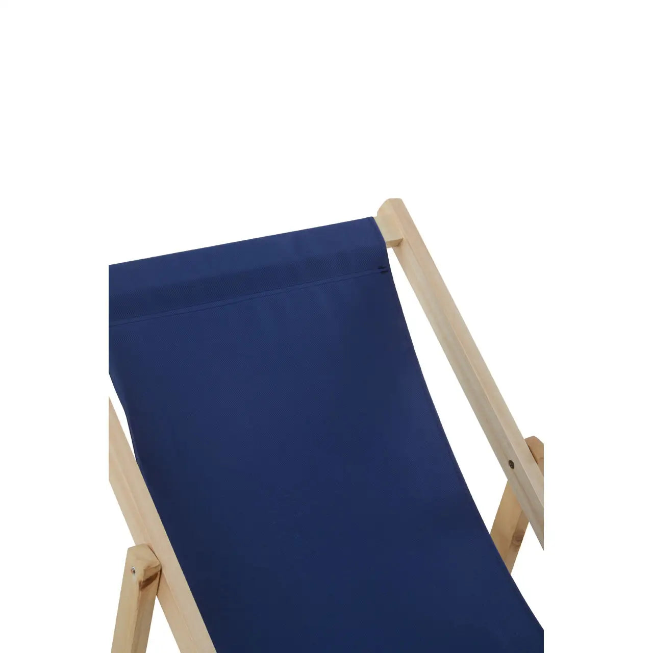 Adjustable Weather Resistant Deck Chair In Beau Blue | Quebec - Wood Velvet