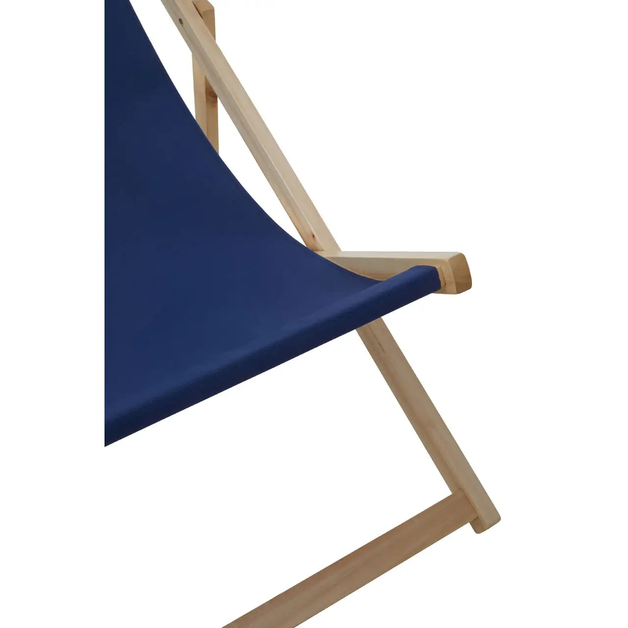 Adjustable Weather Resistant Deck Chair In Beau Blue | Quebec - Wood Velvet