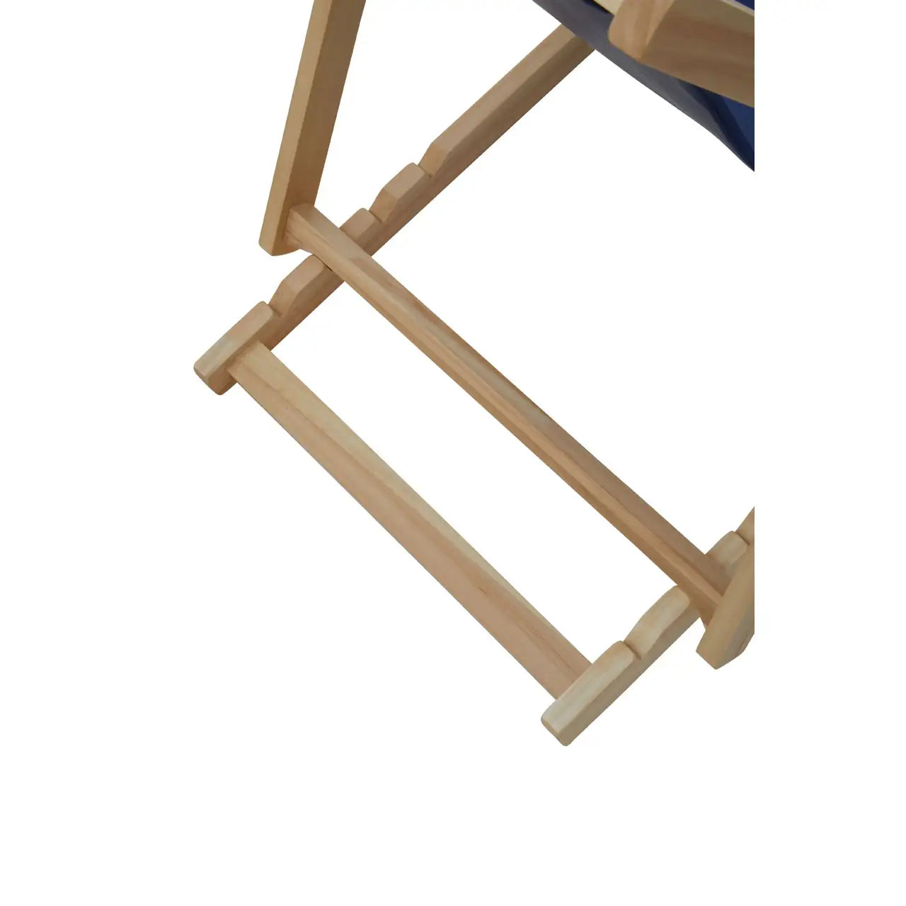 Adjustable Weather Resistant Deck Chair In Nautical Stripe | Quebec - Wood Velvet