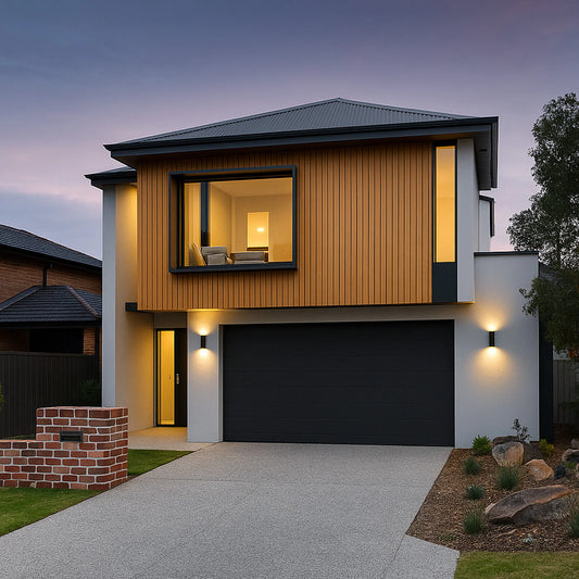 Eco-Exterior Slatted Composite Wall Panels | 2 Panel Pack - Wood Velvet