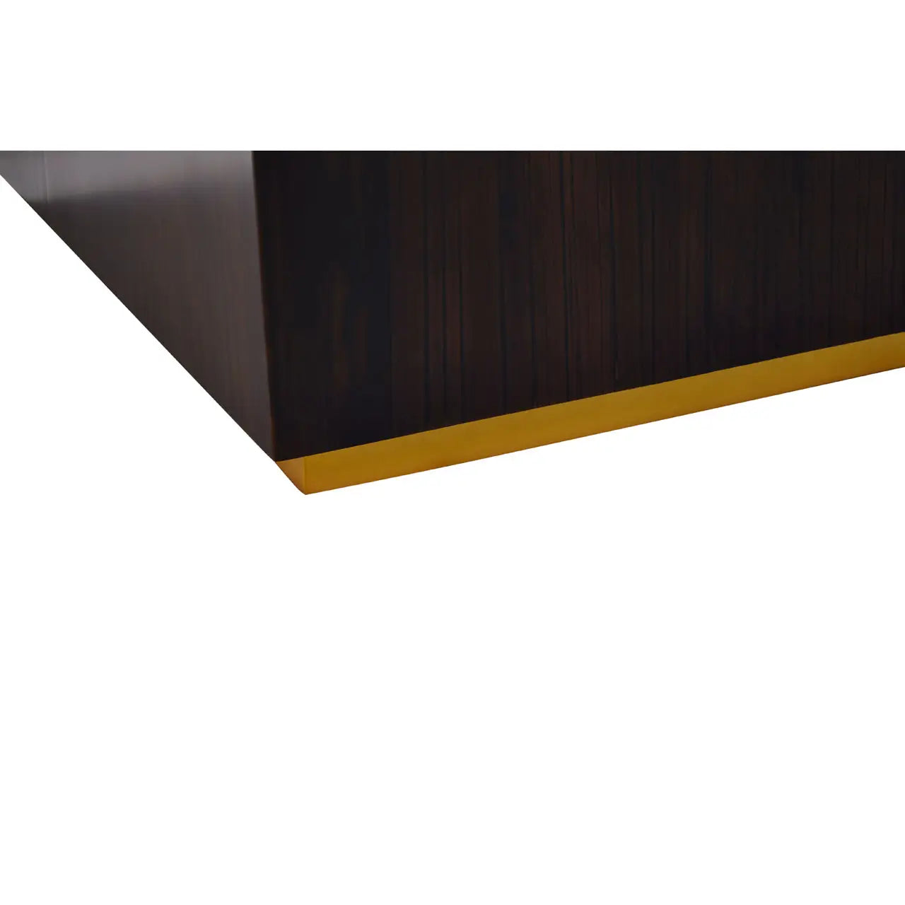 Rectangular Accent Bamboo Coffee Table | Burst Feature Design - Wood Velvet