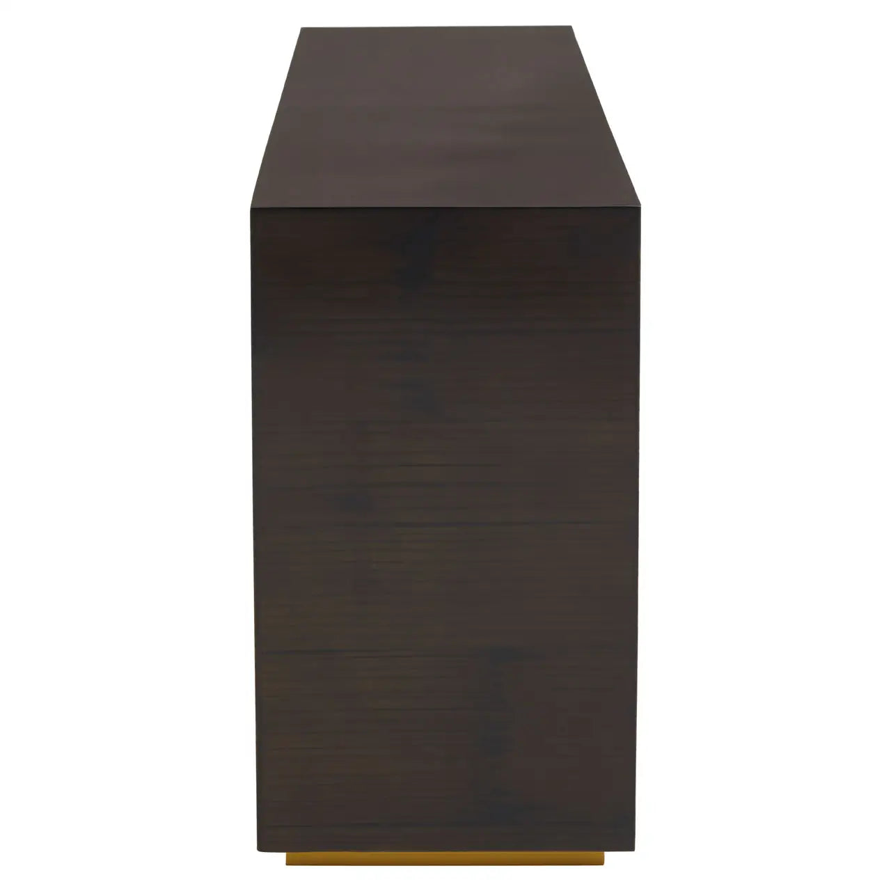 Ebony Accent Bamboo Console Table | Burst Feature Design - Wood Velvet