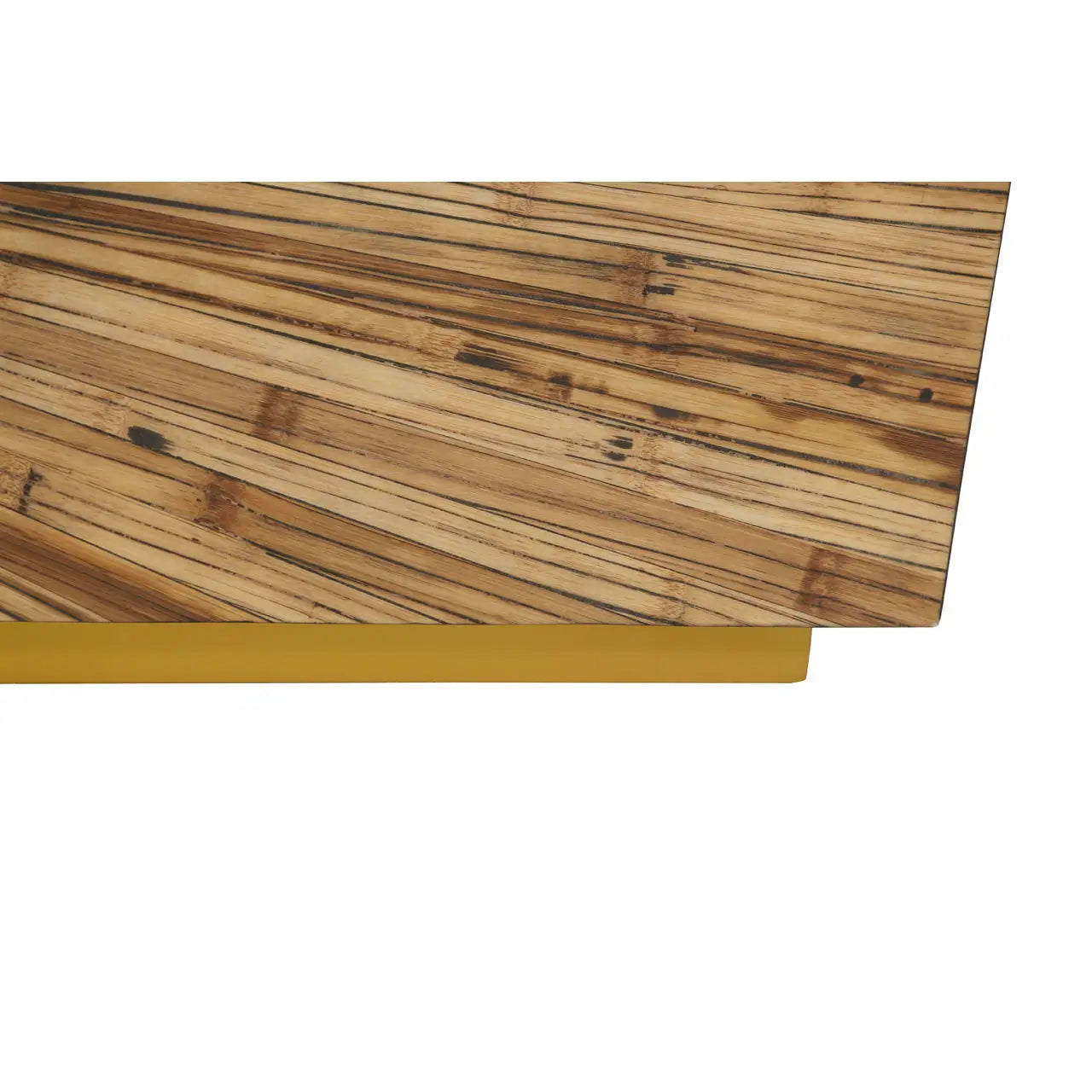 Ebony Accent Bamboo Console Table | Burst Feature Design - Wood Velvet