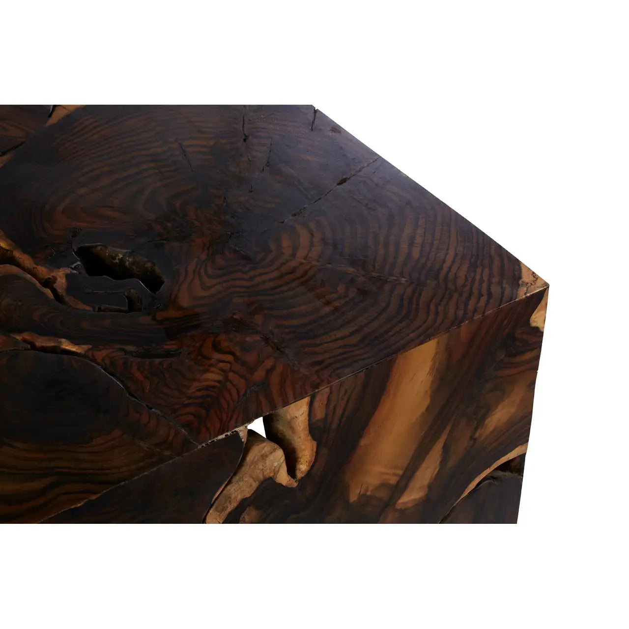 Accent Coffee Table Carved Rosewood | Bali Rustic - Wood Velvet