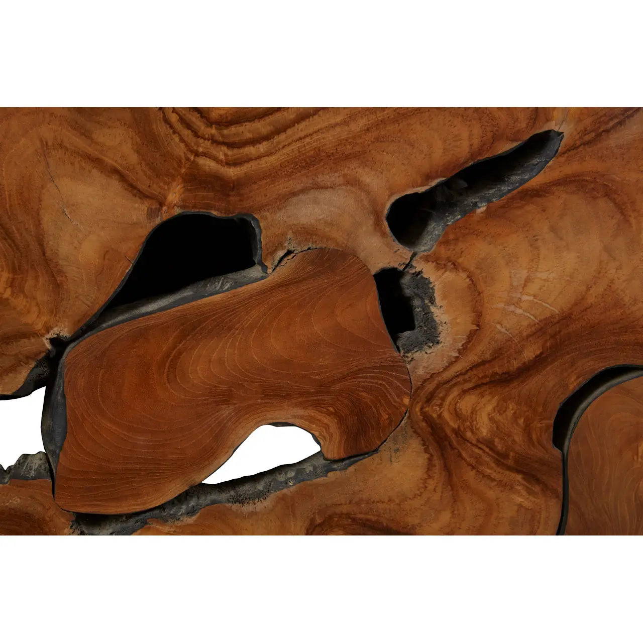 Accent Coffee Table Carved Teak Root | Bali Rustic - Wood Velvet