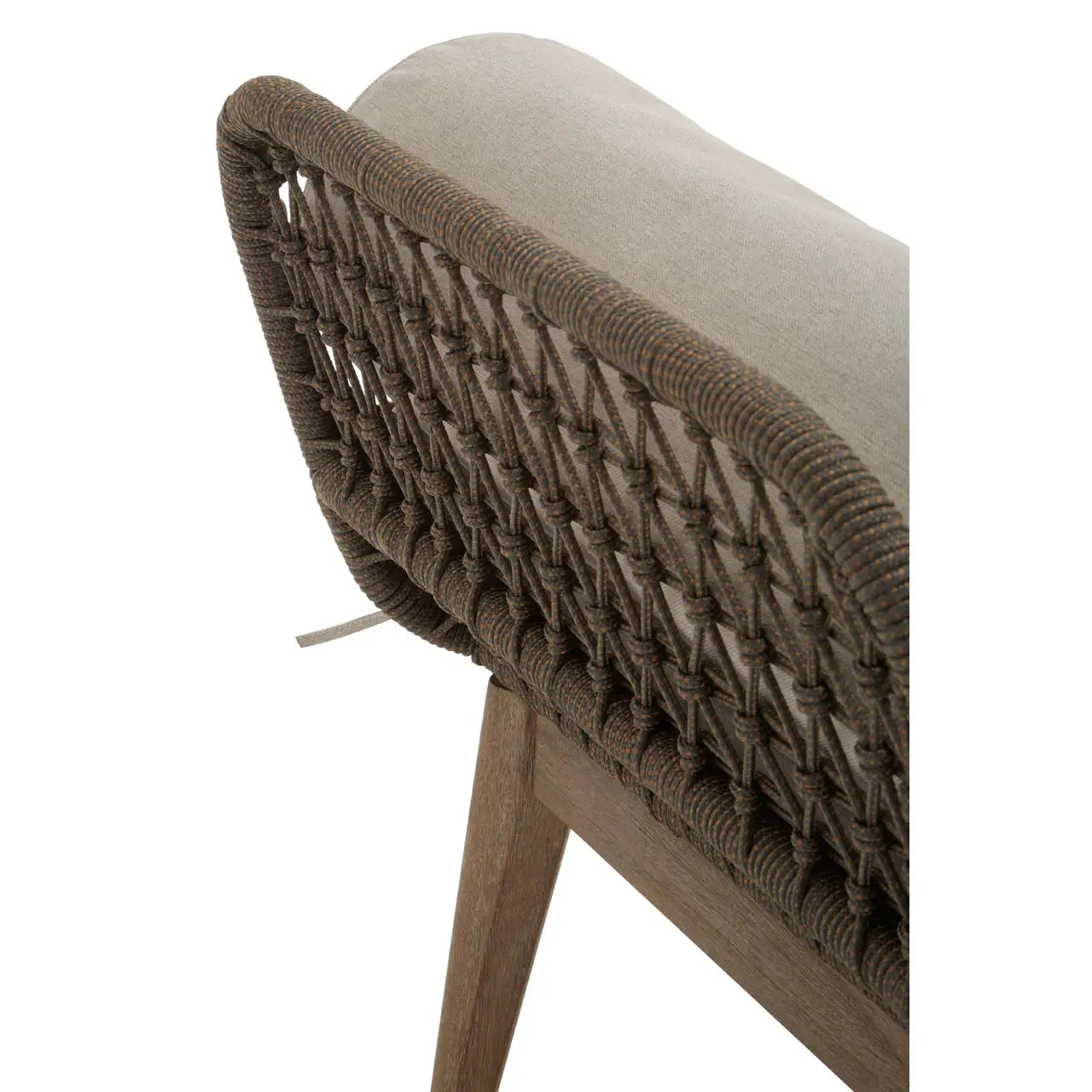 Chic Mid-Century Modern Hand Woven Day Bed - Wood Velvet