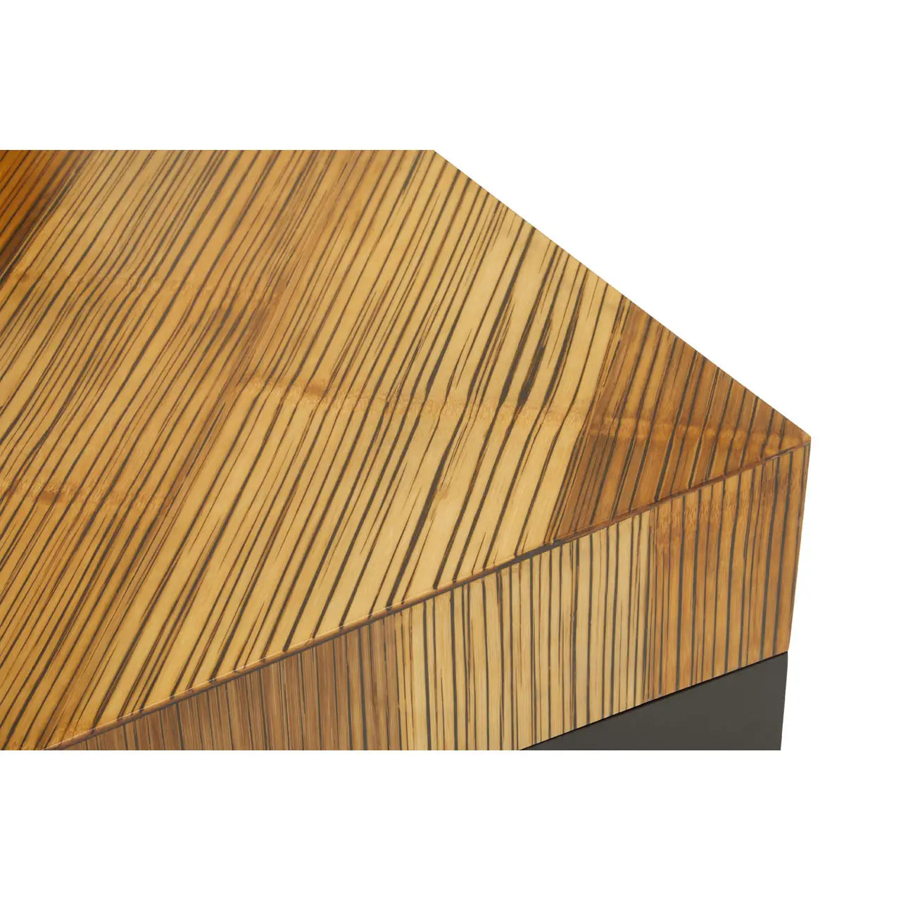 Large Accent Coffee Table Angular Bamboo | Champion - Wood Velvet