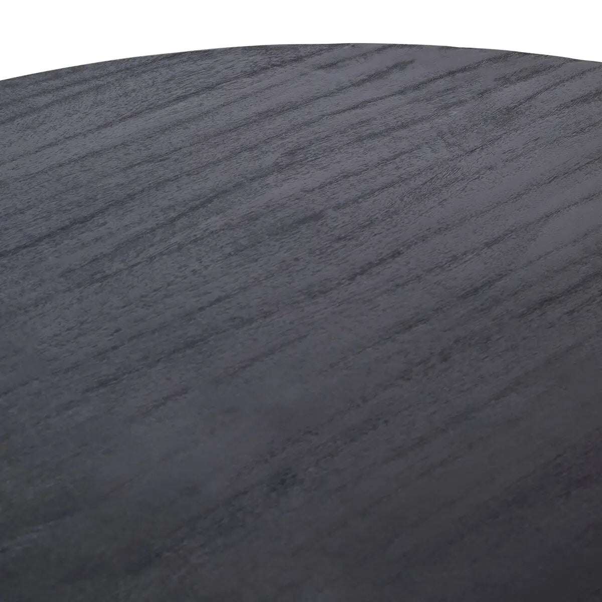 Mango Wood Oval Dining Table Black Finish | Perdoba Eco-friendly - Wood Velvet