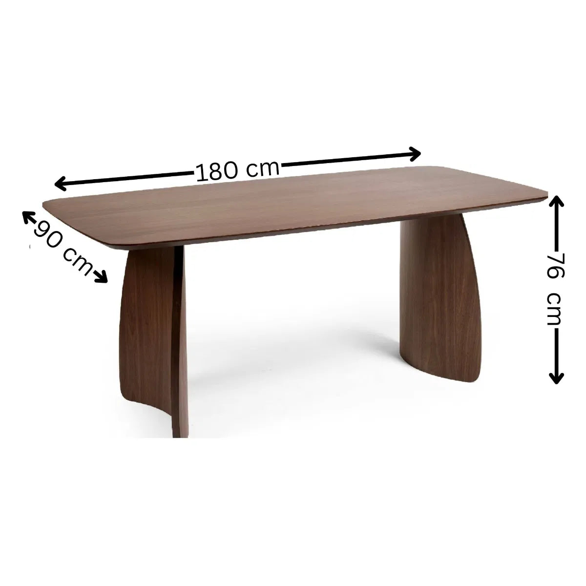 Rectangular Walnut Dining Table | Artemis | Julian Bowen - Wood Velvet