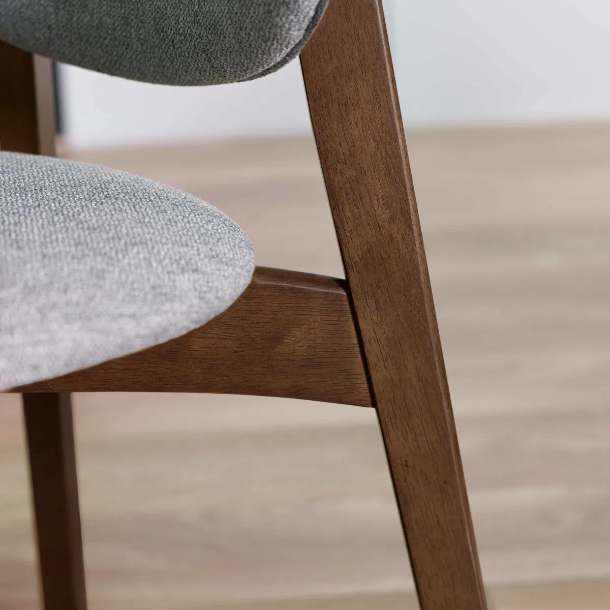 Walnut Curved Back Dining Chair Pair | Artemis | Julian Bowen