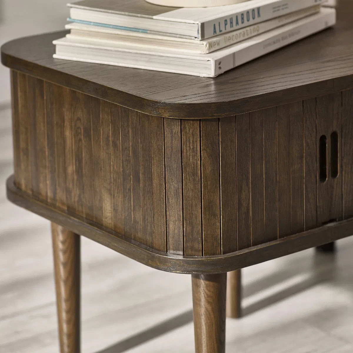 Julian Bowen Arya Side Table - Wood Velvet