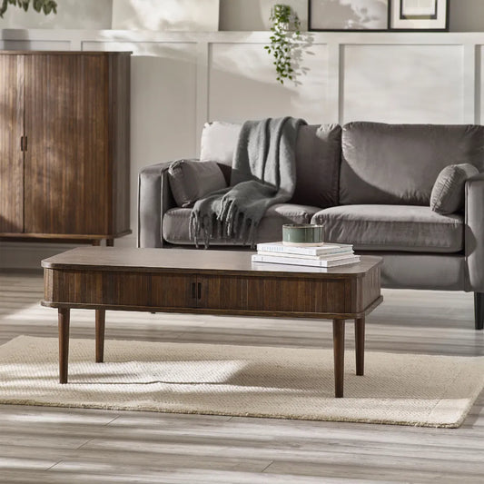 Julian Bowen Arya Coffee Table - Wood Velvet