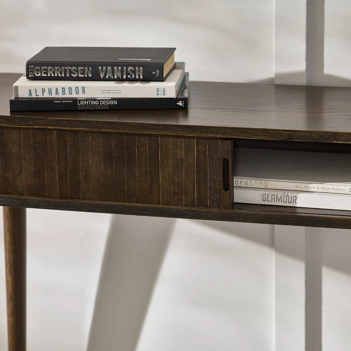 Julian Bowen Arya Console Table - Wood Velvet