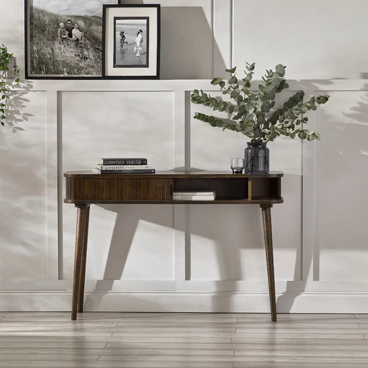 Julian Bowen Arya Console Table - Wood Velvet