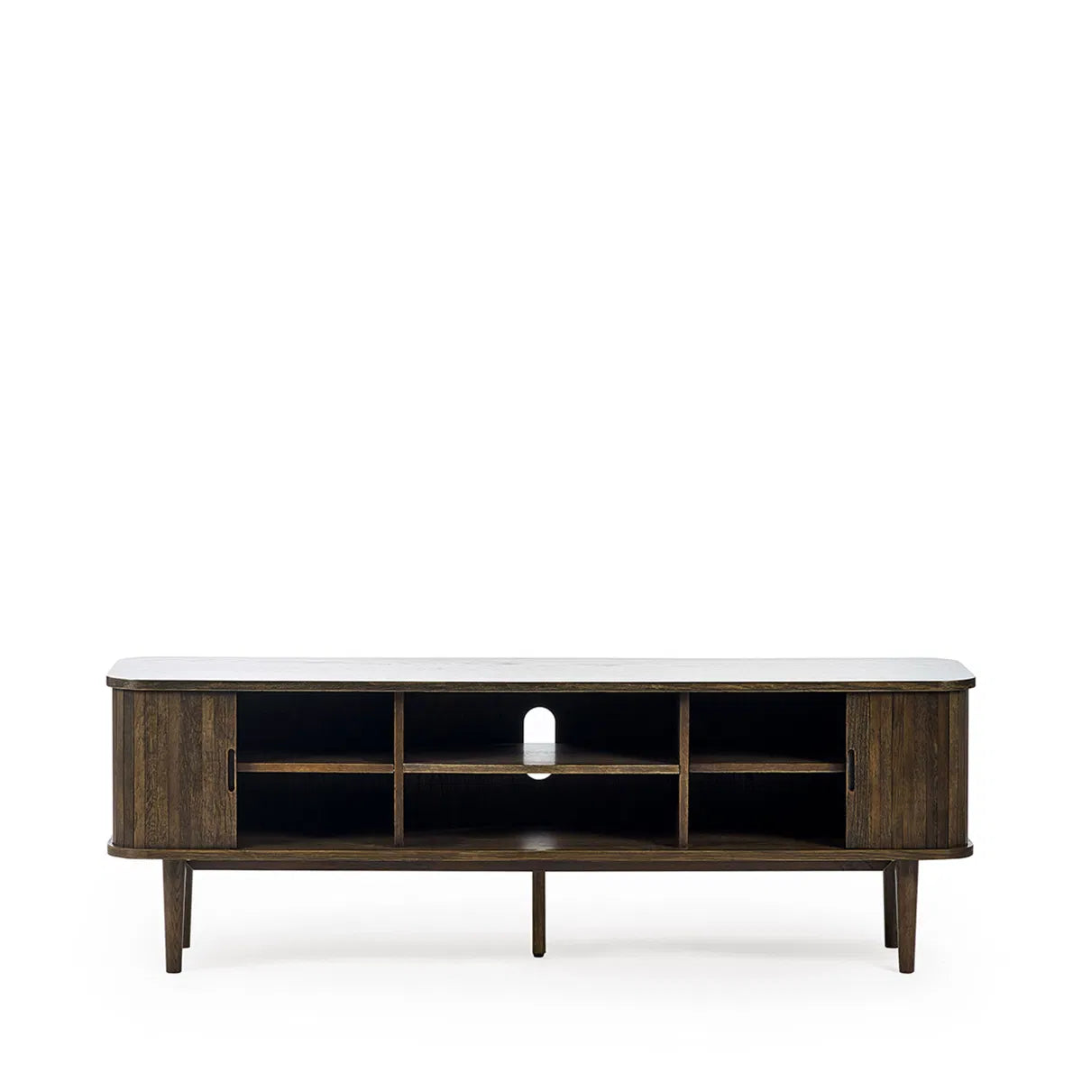 Julian Bowen Arya Media Unit - Wood Velvet
