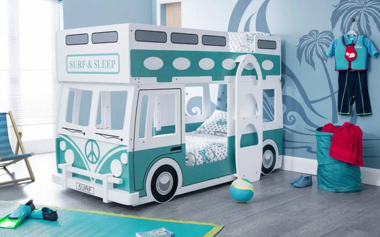 Julian Bowen 'Surf n Sleep' Camper Bunk Bed - Wood Velvet