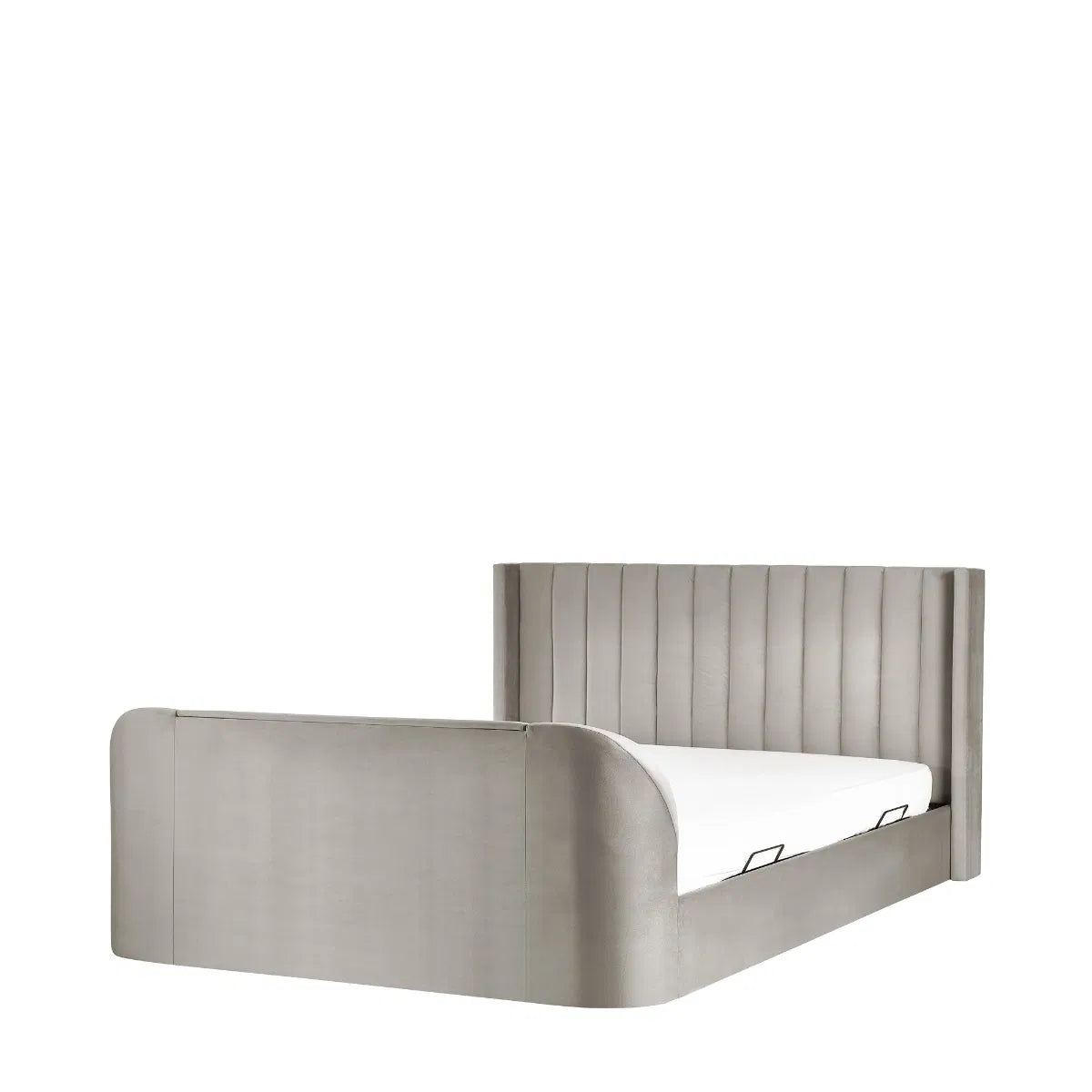 Winged Ottoman Storage TV Bed | Clara | Julian Bowen | - Wood Velvet