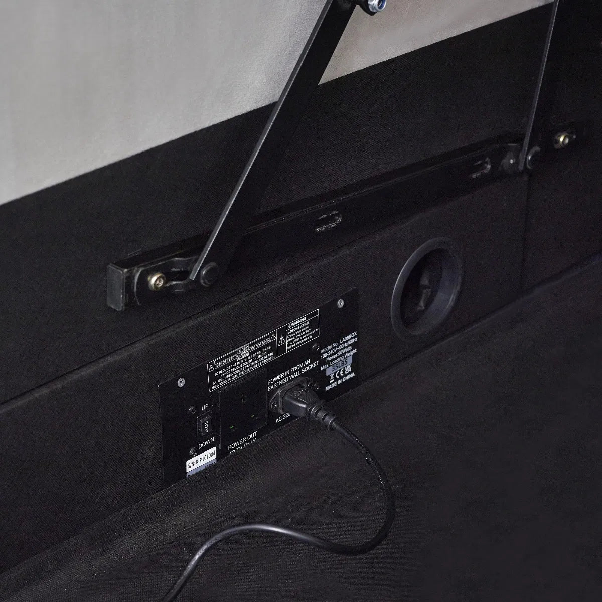 Winged Ottoman Storage TV Bed | Clara | Julian Bowen | - Wood Velvet