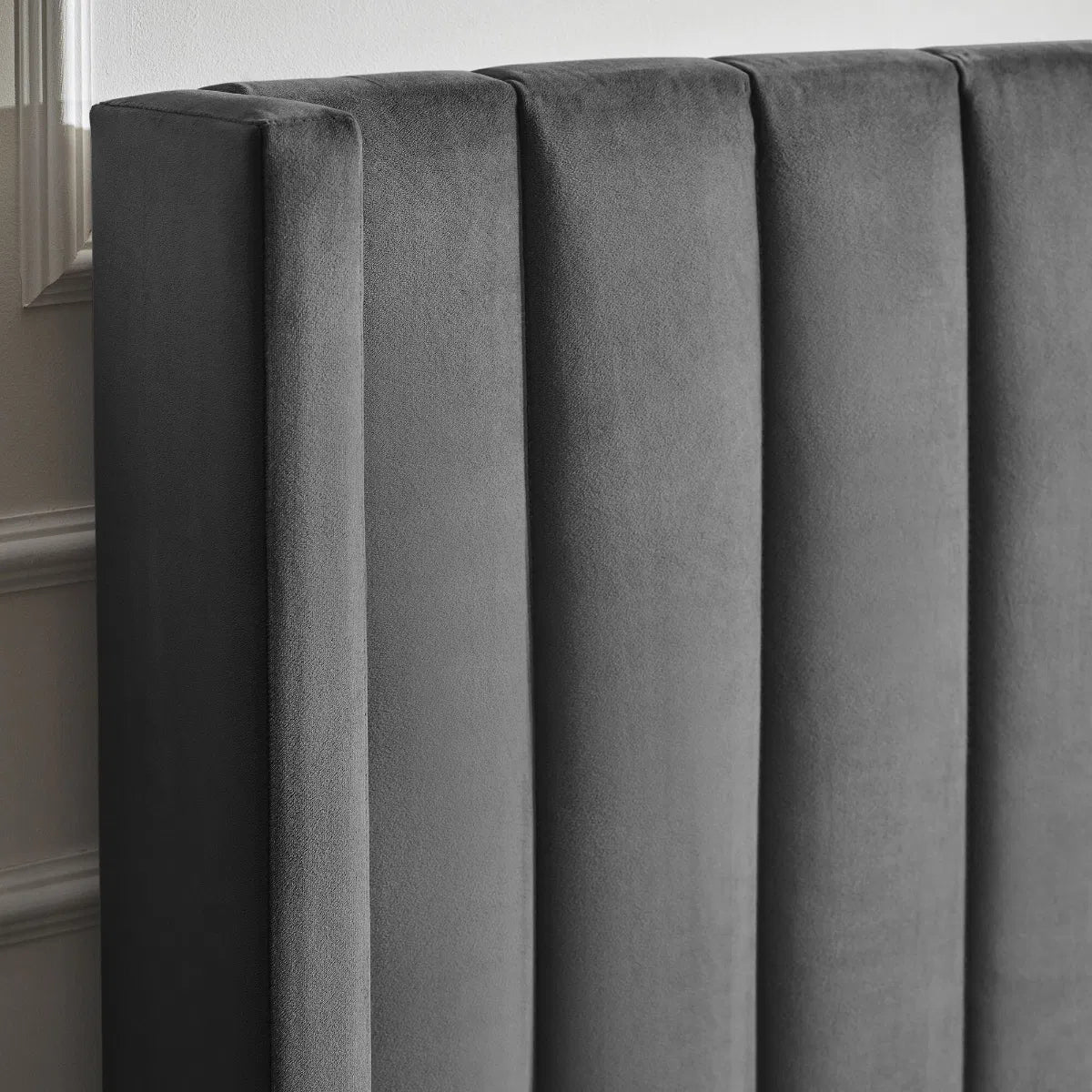 Winged Ottoman Storage TV Bed | Clara | Julian Bowen | - Wood Velvet