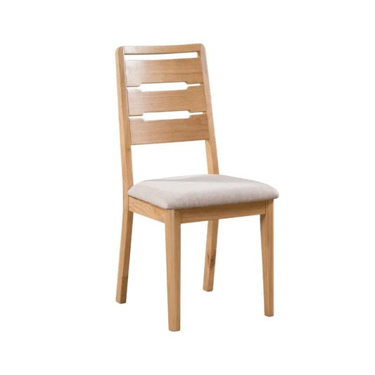 Curve Oak Dining Chair - Wood Velvet