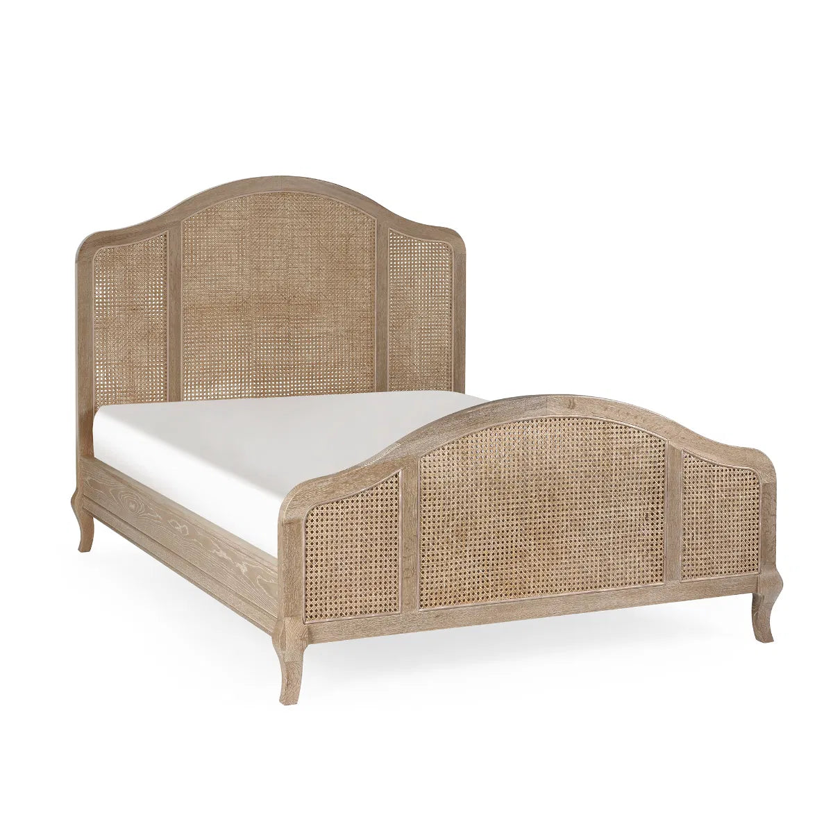 Julian Bowen Fleur Rattan Bed - Wood Velvet