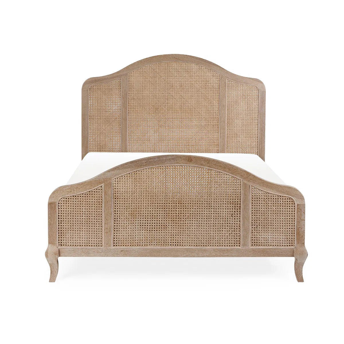 Julian Bowen Fleur Rattan Bed - Wood Velvet